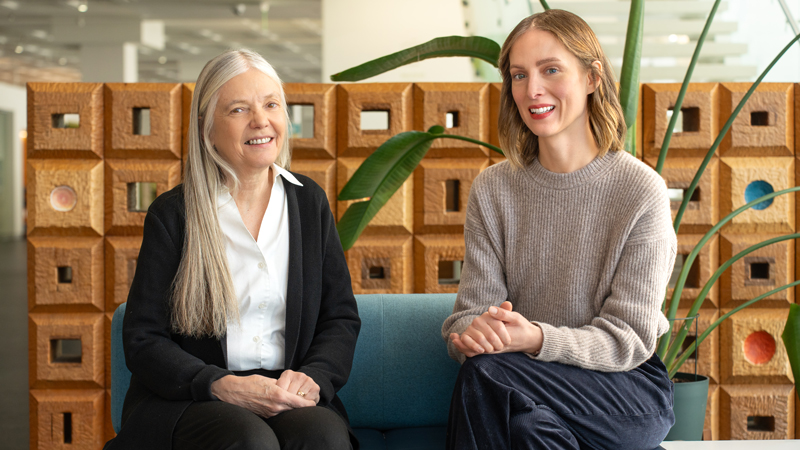 Yvette Jones and Mary Stanislawski