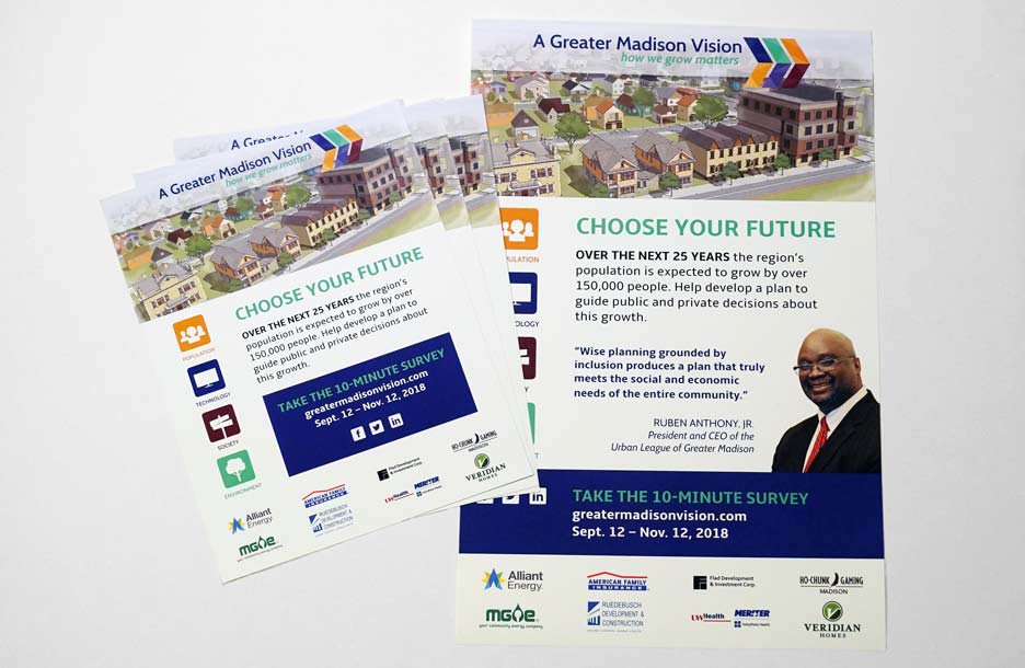 Photo of A Greater Madison Vision fliers