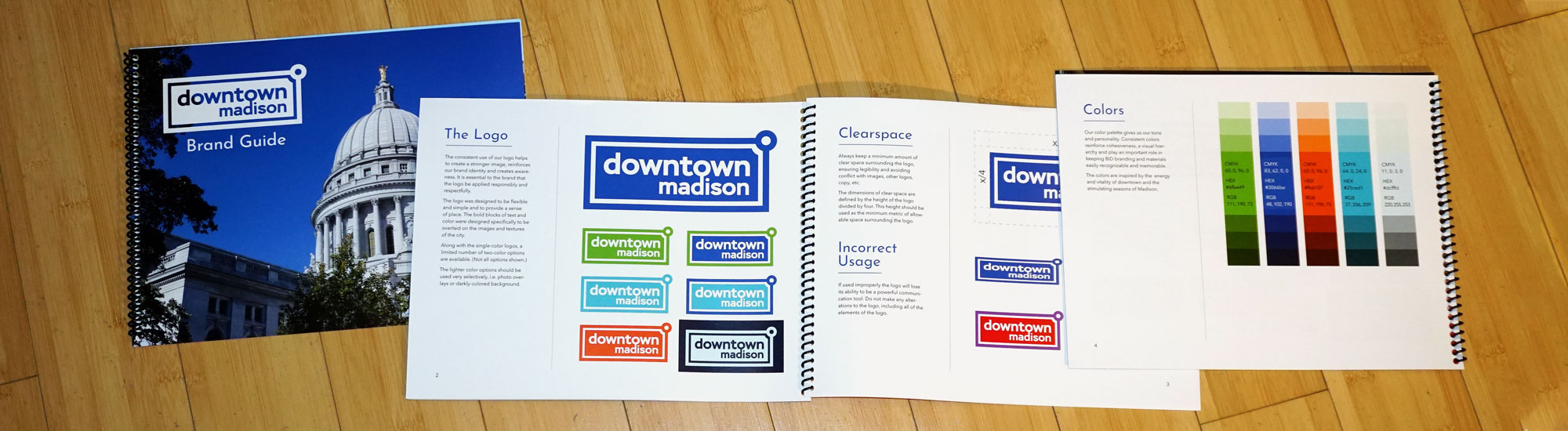 Photo of Madison's Central Business Improvement District brand guide
