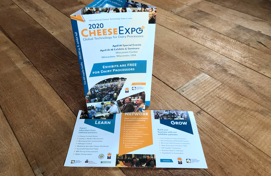 Photo of Wisconsin Cheese Makers Association brochure